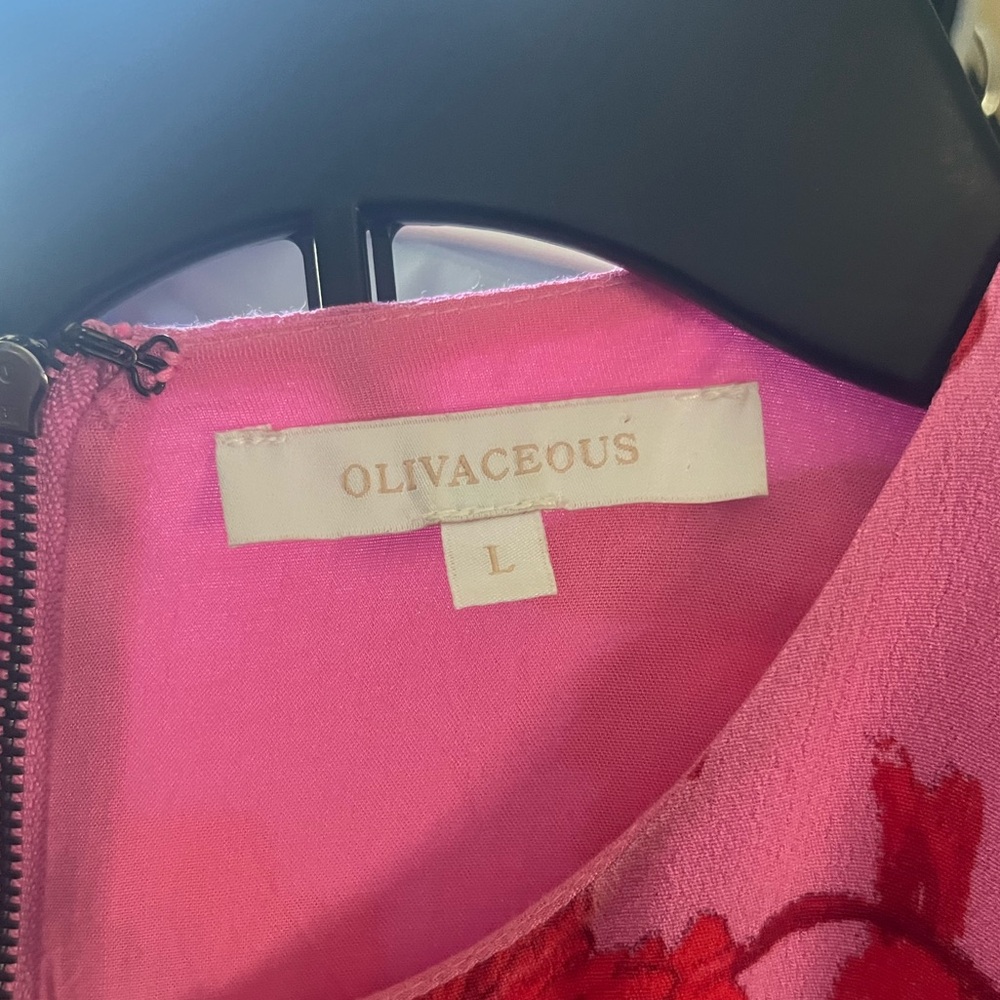 Olivacious Midi Dress size L - Picture 2 of 2